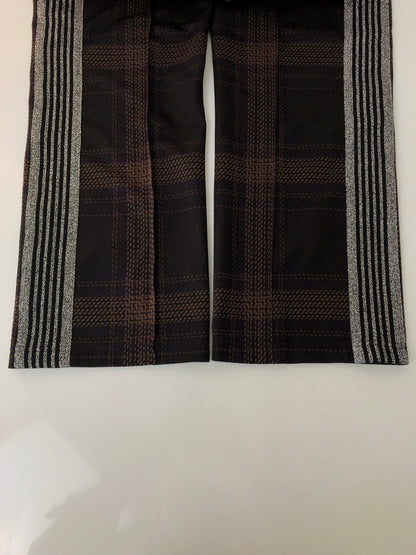 【中古品】【メンズ】 NEEDLES ニードルス 23AW TRACK PANTS-POLY JQ. NS1502 トラックパンツ ボトムス ジャージ 151-260615-kk-09-hon サイズ：S カラー：BROWN 万代Net店