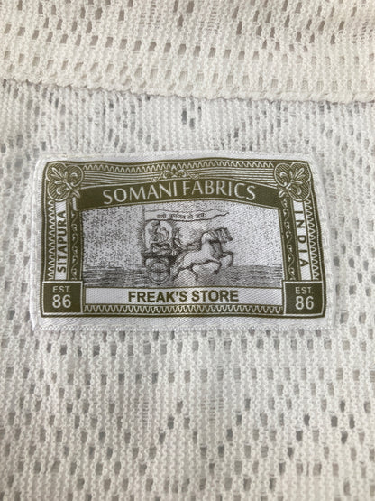 【中古品】【メンズ】 FREAK'S STORE フリークス ストア LACE OPEN COLLAR S/S SHIRT 1006248901511 レース オープンカラー ショートスリーブシャツ 半袖 トップス 178-260725-kk-02-hon カラー：ホワイト 万代Net店