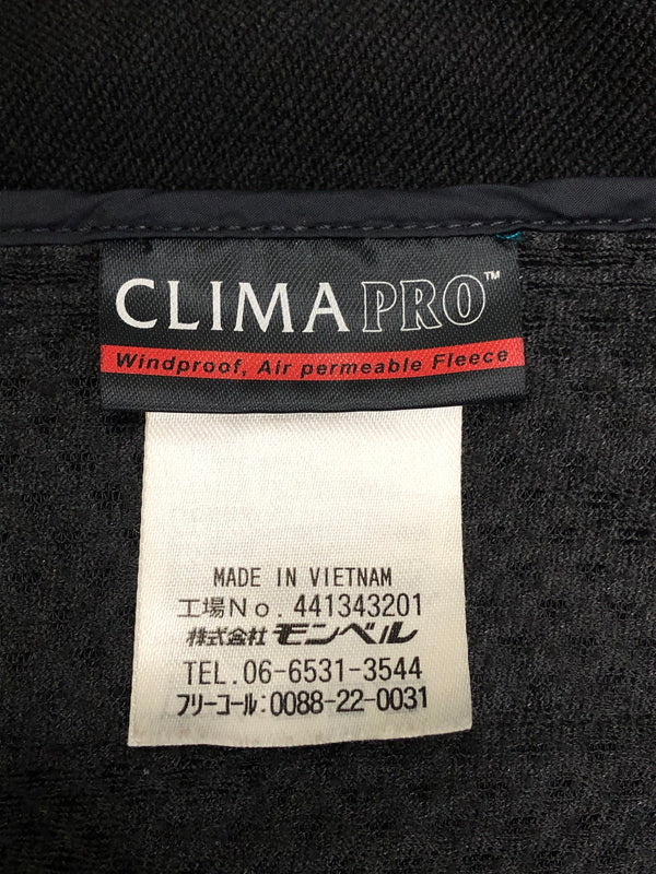 【中古品】【メンズ】 mont-bell モンベル 1106555 CLIMA PRO クリマプロ ライニングジャケット アウター 178-260904-AS-33-hon サイズ：L カラー：ブラック 万代Net店