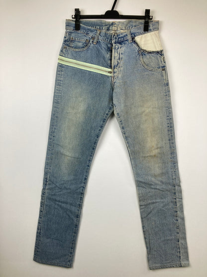 【中古品】【メンズ】 TALKING ABOUT THE ABSTRACTION トーキングアバウトジアブストラクション FASTENER DESIGN DENIM PANTS ファスナーデザイン デニムパンツ ボトムス 178-260725-kk-05-hon サイズ：32 万代Net店