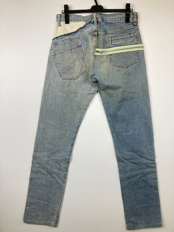 【中古品】【メンズ】 TALKING ABOUT THE ABSTRACTION トーキングアバウトジアブストラクション FASTENER DESIGN DENIM PANTS ファスナーデザイン デニムパンツ ボトムス 178-260725-kk-05-hon サイズ：32 万代Net店