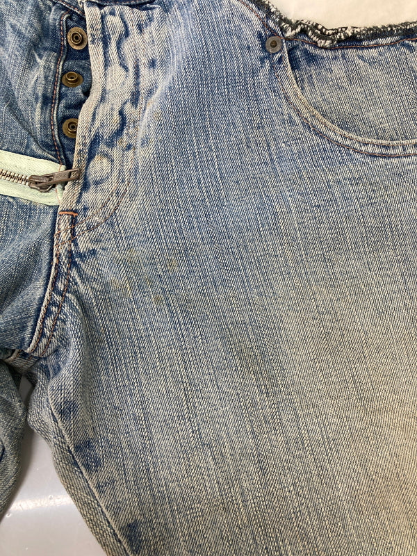 【中古品】【メンズ】 TALKING ABOUT THE ABSTRACTION トーキングアバウトジアブストラクション FASTENER DESIGN DENIM PANTS ファスナーデザイン デニムパンツ ボトムス 178-260725-kk-05-hon サイズ：32 万代Net店