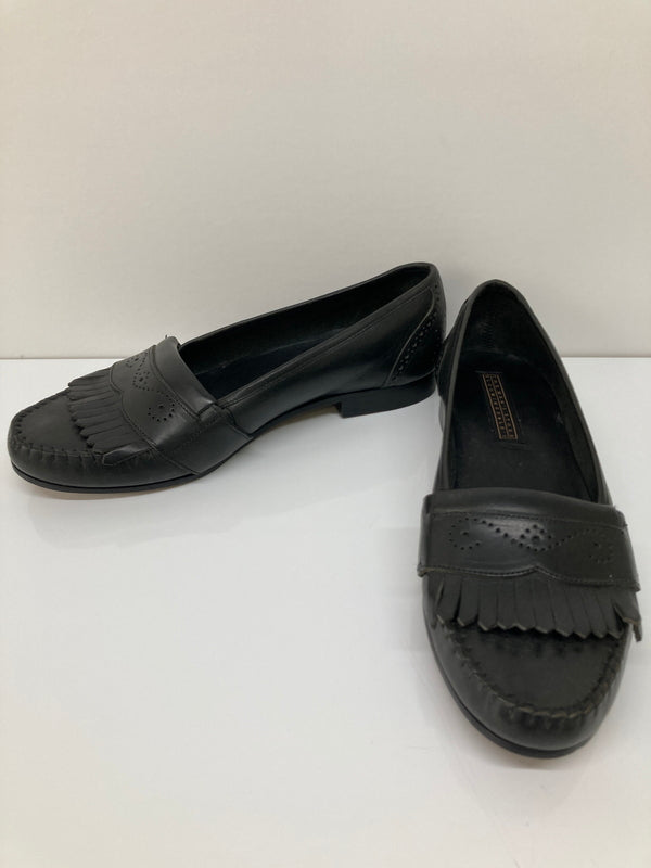 【中古品】【メンズ】 The Men's Store by Bloomingdale's ザ メンズストア バイ ブルーミング デールズ LEATHER FRINGE LOAFERS レザーフリンジローファー 革靴 178-260724-kk-05-hon サイズ：9 カラー：BLACK 万代Net店