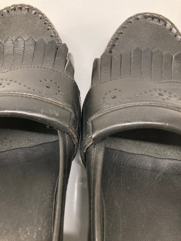 【中古品】【メンズ】 The Men's Store by Bloomingdale's ザ メンズストア バイ ブルーミング デールズ LEATHER FRINGE LOAFERS レザーフリンジローファー 革靴 178-260724-kk-05-hon サイズ：9 カラー：BLACK 万代Net店