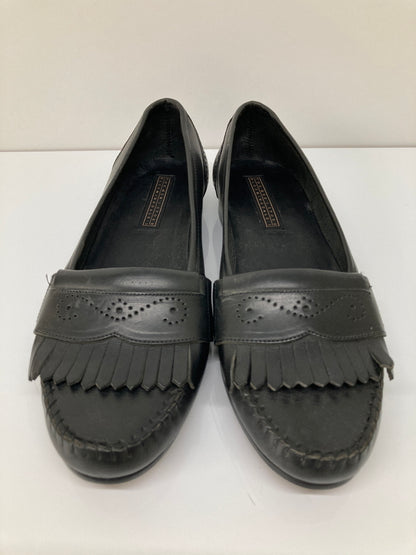 【中古品】【メンズ】 The Men's Store by Bloomingdale's ザ メンズストア バイ ブルーミング デールズ LEATHER FRINGE LOAFERS レザーフリンジローファー 革靴 178-260724-kk-05-hon サイズ：9 カラー：BLACK 万代Net店