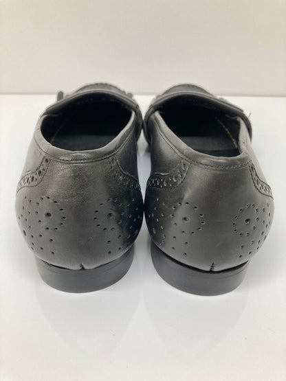 【中古品】【メンズ】 The Men's Store by Bloomingdale's ザ メンズストア バイ ブルーミング デールズ LEATHER FRINGE LOAFERS レザーフリンジローファー 革靴 178-260724-kk-05-hon サイズ：9 カラー：BLACK 万代Net店