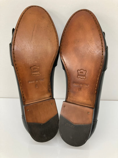 【中古品】【メンズ】 The Men's Store by Bloomingdale's ザ メンズストア バイ ブルーミング デールズ LEATHER FRINGE LOAFERS レザーフリンジローファー 革靴 178-260724-kk-05-hon サイズ：9 カラー：BLACK 万代Net店