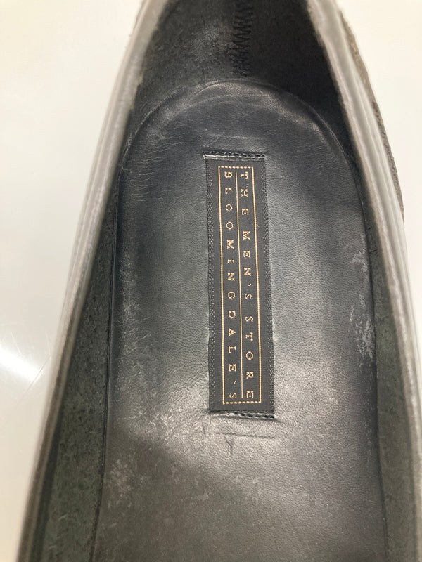 【中古品】【メンズ】 The Men's Store by Bloomingdale's ザ メンズストア バイ ブルーミング デールズ LEATHER FRINGE LOAFERS レザーフリンジローファー 革靴 178-260724-kk-05-hon サイズ：9 カラー：BLACK 万代Net店