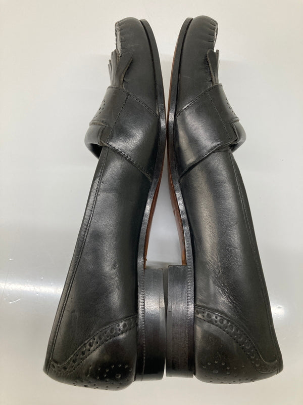 【中古品】【メンズ】 The Men's Store by Bloomingdale's ザ メンズストア バイ ブルーミング デールズ LEATHER FRINGE LOAFERS レザーフリンジローファー 革靴 178-260724-kk-05-hon サイズ：9 カラー：BLACK 万代Net店