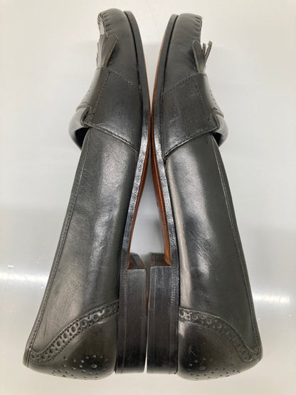 【中古品】【メンズ】 The Men's Store by Bloomingdale's ザ メンズストア バイ ブルーミング デールズ LEATHER FRINGE LOAFERS レザーフリンジローファー 革靴 178-260724-kk-05-hon サイズ：9 カラー：BLACK 万代Net店