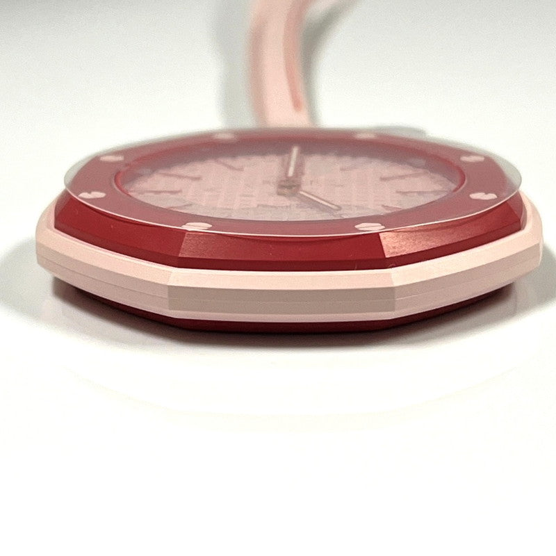 【未使用品】【メンズ】 未使用 SWATCH × AUDEMARS PIGUET/ROYAL POP OTTO ROSSO スウォッチ オーデマピゲ ロイヤルポップ SSX03R100N ピンク ポケットウォッチ 懐中時計 付属有 195-260707-SS-02-ich 万代Net店