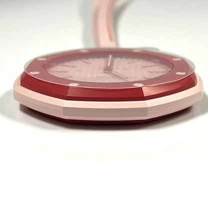 【未使用品】【メンズ】 未使用 SWATCH × AUDEMARS PIGUET/ROYAL POP OTTO ROSSO スウォッチ オーデマピゲ ロイヤルポップ SSX03R100N ピンク ポケットウォッチ 懐中時計 付属有 195-260707-SS-02-ich 万代Net店
