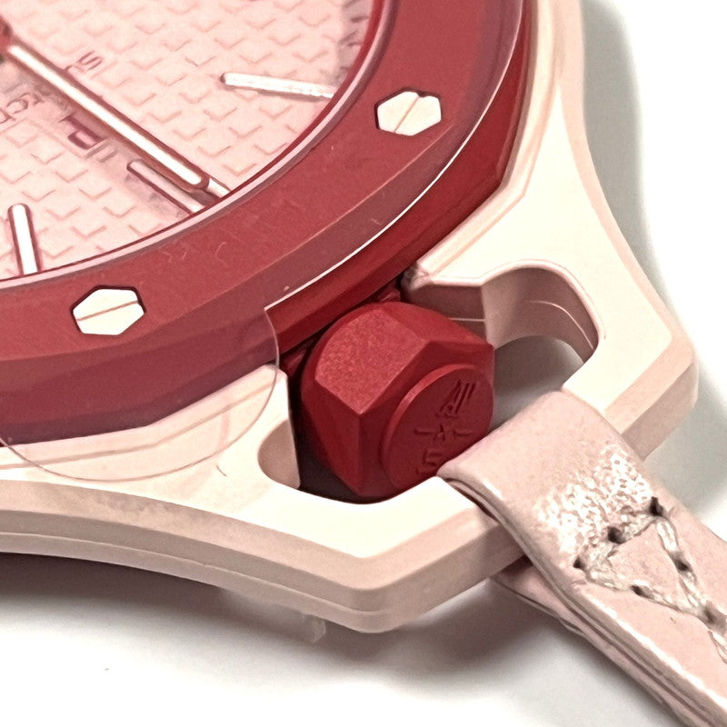 【未使用品】【メンズ】 未使用 SWATCH × AUDEMARS PIGUET/ROYAL POP OTTO ROSSO スウォッチ オーデマピゲ ロイヤルポップ SSX03R100N ピンク ポケットウォッチ 懐中時計 付属有 195-260707-SS-02-ich 万代Net店