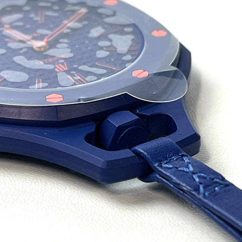 【未使用品】【メンズ】 未使用 SWATCH × AUDEMARS PIGUET/ROYAL POP ORENJI HACHI スウォッチ オーデマピゲ SSX03L103N ブルー×オレンジ ロイヤルポップ ポケットウォッチ 懐中時計 付属有 195-260707-SS-01-ich 万代Net店