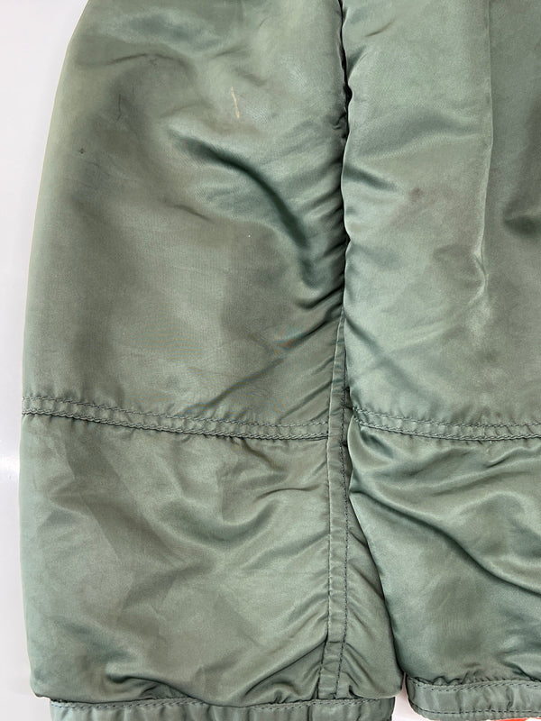 【ジャンク品】【メンズ】 U.S.AIR FORCE アメリカ空軍 N-3B FLIGHT JACKET MIL-J-6279H 2205-224-1356 VINTAGE 民間用フライトジャケット アウター ヴィンテージ 146-260710-kk-14-hon サイズ：L カラー：SAGE GREEN 万代Net店