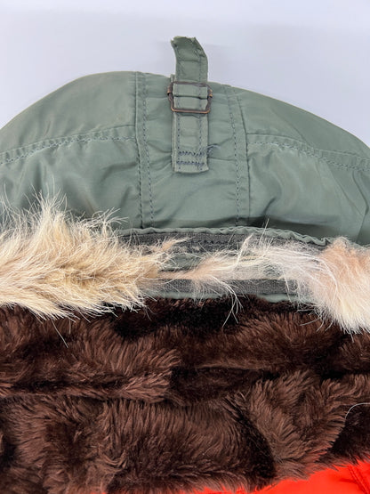 【ジャンク品】【メンズ】 U.S.AIR FORCE アメリカ空軍 N-3B FLIGHT JACKET MIL-J-6279H 2205-224-1356 VINTAGE 民間用フライトジャケット アウター ヴィンテージ 146-260710-kk-14-hon サイズ：L カラー：SAGE GREEN 万代Net店