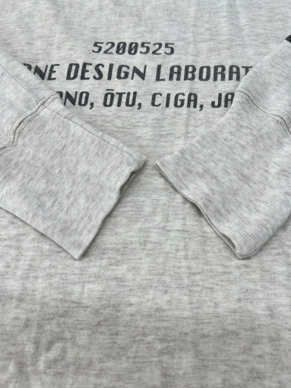 【中古品】【メンズ】 YAMANE DESIGN LABORATORY ヤマネ デザイン ラボラトリー L/S CAT PRINT TEE ロングスリーブ キャット プリント Tシャツ 長袖 トップス 178-260719-kk-8-hon カラー：グレー 万代Net店
