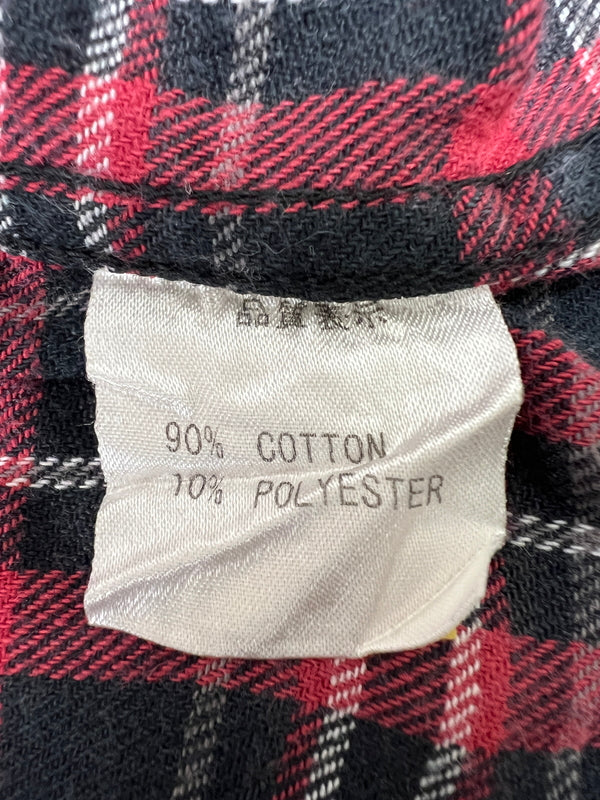【中古品】【メンズ】 ACOUSTIC アコースティック L/S WESTERN FLANNEL CHECK SHIRT ロングスリーブ フランネル チェックシャツ 長袖 トップス 178-260720-kk-01-hon サイズ：S カラー：RED 万代Net店