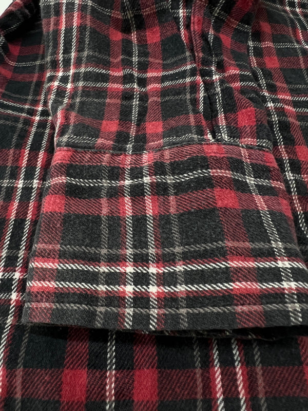 【中古品】【メンズ】 ACOUSTIC アコースティック L/S WESTERN FLANNEL CHECK SHIRT ロングスリーブ フランネル チェックシャツ 長袖 トップス 178-260720-kk-01-hon サイズ：S カラー：RED 万代Net店