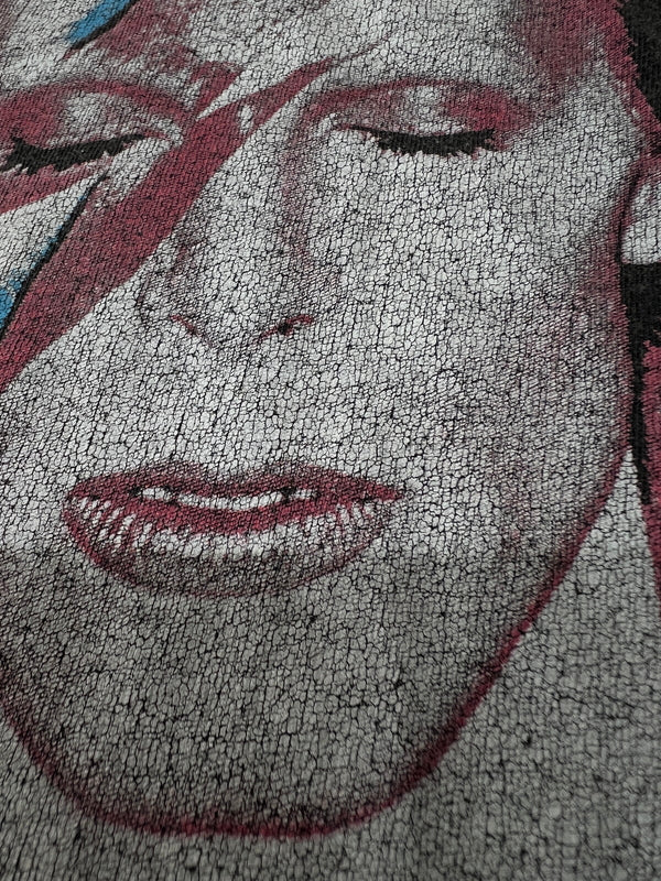 【中古品】【メンズ】 David Bowie デビット・ボーイ ALADDIN SANE S/S PRINT TEE アラジン・セイン ショートスリーブ プリント Tシャツ 半袖 トップス 178-260719-kk-7-hon サイズ：L カラー：BLACK 万代Net店