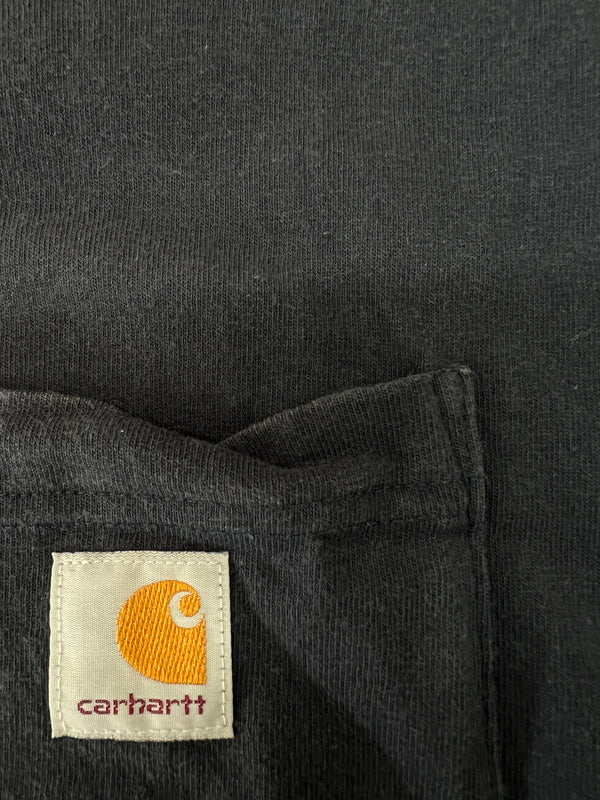 【中古品】【メンズ】 Carhartt カーハート 21SS WORKWEAR S/S POCKET T-SHIRT K87 ワークウェア ショートスリーブ ポケット Tシャツ 半袖 トップス 178-260719-kk-05-hon カラー：NAVY 万代Net店