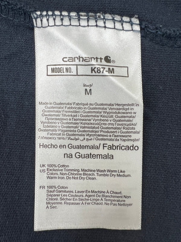 【中古品】【メンズ】 Carhartt カーハート 21SS WORKWEAR S/S POCKET T-SHIRT K87 ワークウェア ショートスリーブ ポケット Tシャツ 半袖 トップス 178-260719-kk-05-hon カラー：NAVY 万代Net店