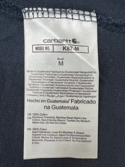 【中古品】【メンズ】 Carhartt カーハート 21SS WORKWEAR S/S POCKET T-SHIRT K87 ワークウェア ショートスリーブ ポケット Tシャツ 半袖 トップス 178-260719-kk-05-hon カラー：NAVY 万代Net店