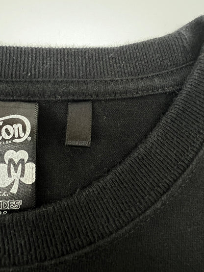 【中古品】【メンズ】 NORTON ノートン MOTOR CYCLE DESIGN S/S TEE 12N1000M モーターサイクルデザイン ショートスリーブ Tシャツ 半袖 トップス 178-260719-kk-04-hon サイズ：M カラー：BLACK 万代Net店