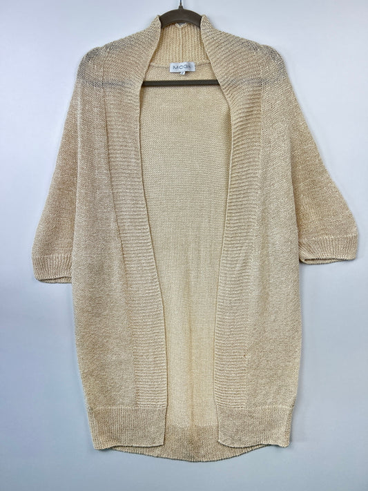 【中古品】【レディース】 MOGA モガ SUMMER KNIT CARDIGAN B0226BKD357 サマーニット カーディガン トップス 178-260719-kk-02-hon カラー：ベージュ 万代Net店