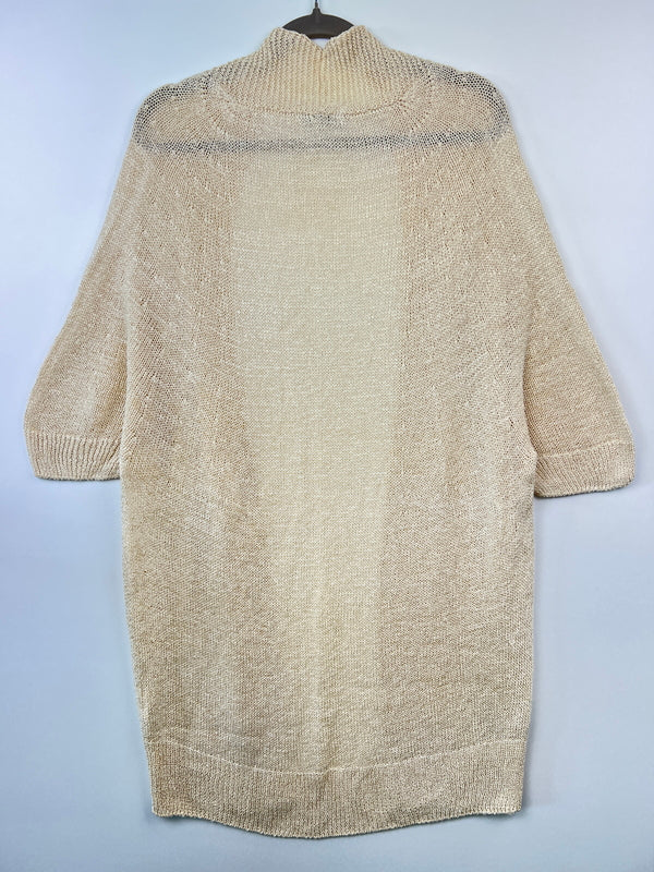 【中古品】【レディース】 MOGA モガ SUMMER KNIT CARDIGAN B0226BKD357 サマーニット カーディガン トップス 178-260719-kk-02-hon カラー：ベージュ 万代Net店