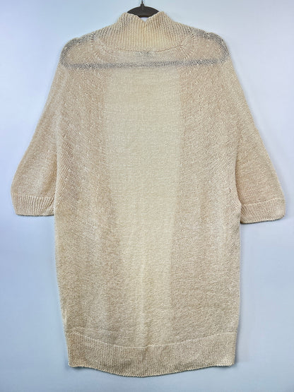 【中古品】【レディース】 MOGA モガ SUMMER KNIT CARDIGAN B0226BKD357 サマーニット カーディガン トップス 178-260719-kk-02-hon カラー：ベージュ 万代Net店