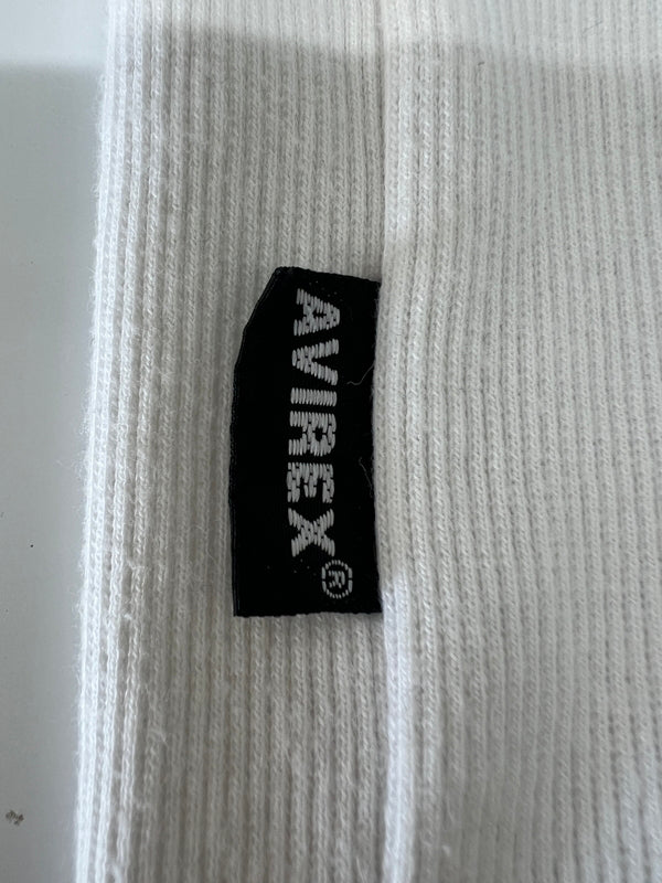 【中古品】【メンズ】 AVIREX アヴィレックス DAILY S/S V NECK T-SHIRT 617351 デイリー シリーズ ショートスリーブ Vネック Tシャツ 半袖 トップス 178-260719-kk-01-hon サイズ：L カラー：ホワイト 万代Net店
