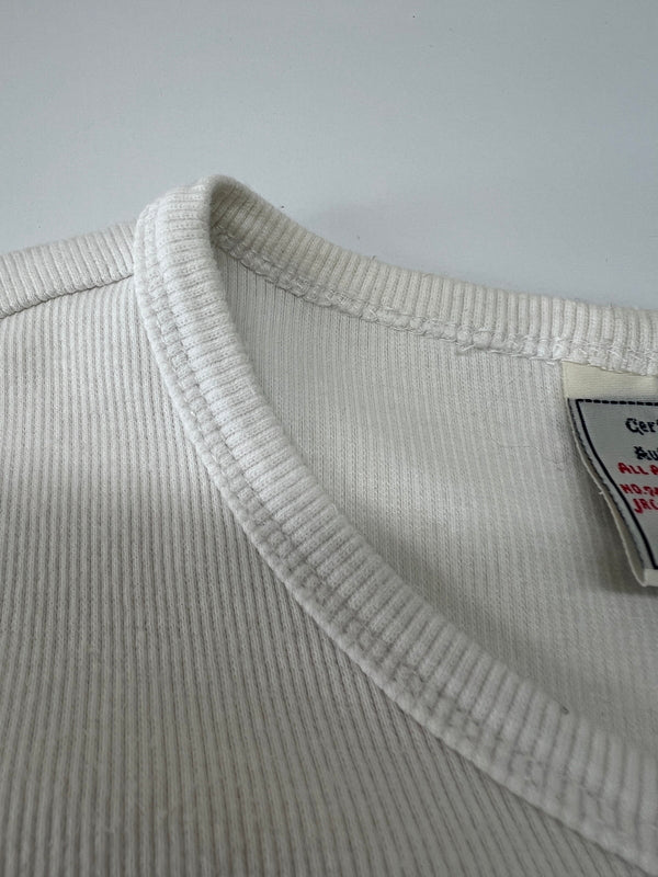 【中古品】【メンズ】 AVIREX アヴィレックス DAILY S/S V NECK T-SHIRT 617351 デイリー シリーズ ショートスリーブ Vネック Tシャツ 半袖 トップス 178-260719-kk-01-hon サイズ：L カラー：ホワイト 万代Net店
