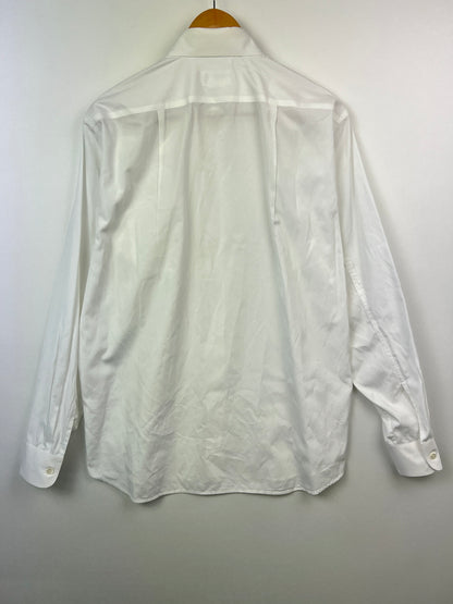 【中古品】【メンズ】 agnes b. アニエスベー L/S COTTON SHIRT 00010605 ロングスリーブ コットンシャツ 長袖 トップス 178-260720-kk-02-hon サイズ：3 カラー：ホワイト 万代Net店