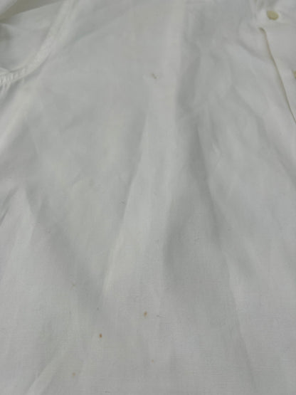 【中古品】【メンズ】 agnes b. アニエスベー L/S COTTON SHIRT 00010605 ロングスリーブ コットンシャツ 長袖 トップス 178-260720-kk-02-hon サイズ：3 カラー：ホワイト 万代Net店