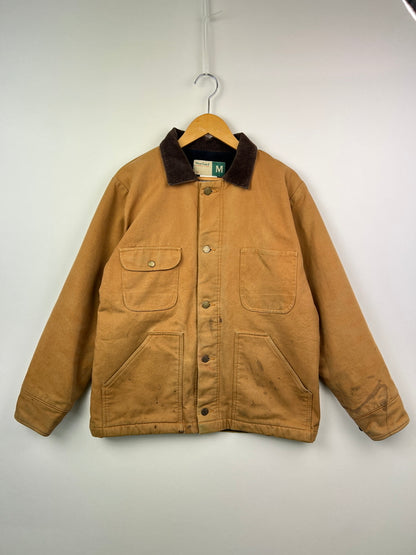 【現状渡し品】【メンズ】 WearGuard ウェアガード DUCK JACKET 334 ダックジャケット アウター ワーク 178-260720-kk-04-hon サイズ：M カラー：ブラウン 万代Net店