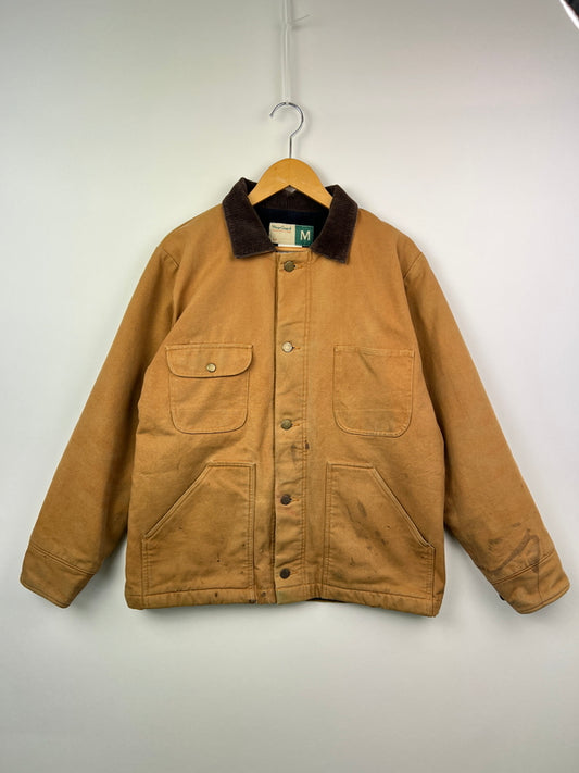 【現状渡し品】【メンズ】 WearGuard ウェアガード DUCK JACKET 334 ダックジャケット アウター ワーク 178-260720-kk-04-hon サイズ：M カラー：ブラウン 万代Net店
