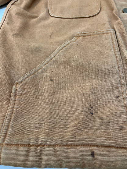 【現状渡し品】【メンズ】 WearGuard ウェアガード DUCK JACKET 334 ダックジャケット アウター ワーク 178-260720-kk-04-hon サイズ：M カラー：ブラウン 万代Net店