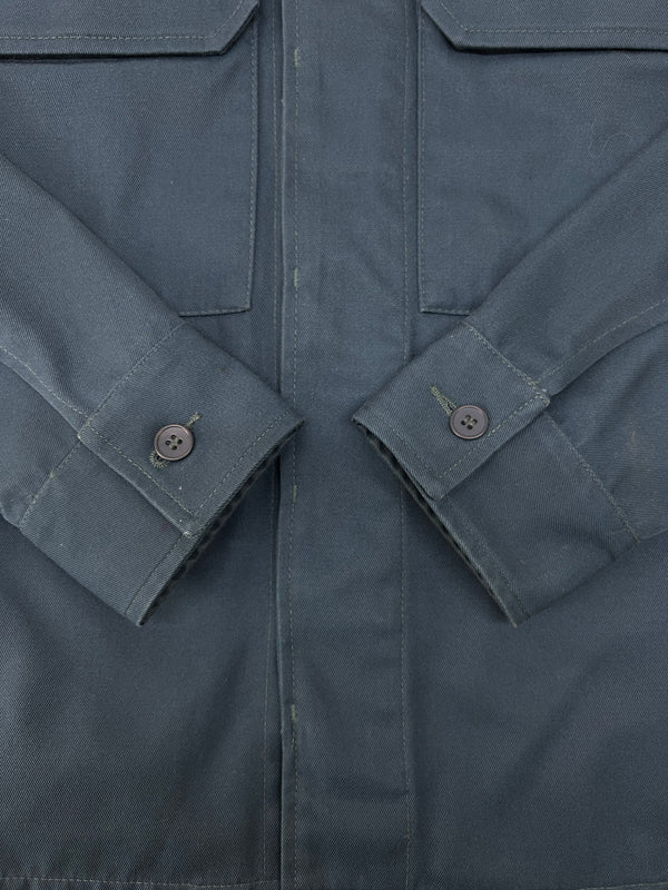 【中古品】【メンズ】 A.P.C アーペーセー MILITARY SHIRT JACKET ミリタリー シャツジャケット ライトアウター ワッペン付き 178-260720-kk-03-hon サイズ：S カラー：ネイビー 万代Net店