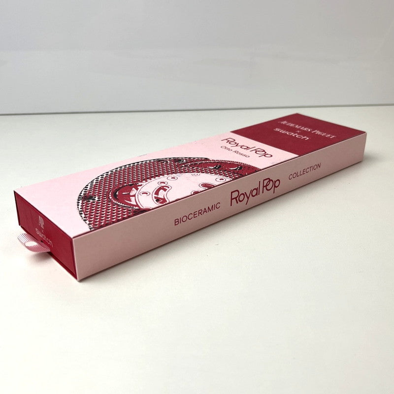 【未使用品】【レディース】 SWATCH × AUDEMARS PIGUET/ROYAL POP OTTO ROSSO スウォッチ オーデマピゲ ロイヤルポップ SSX03R100N ピンク ポケットウォッチ 懐中時計 付属有 195-260722-SS-03-ich 万代Net店