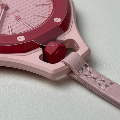 【未使用品】【レディース】 SWATCH × AUDEMARS PIGUET/ROYAL POP OTTO ROSSO スウォッチ オーデマピゲ ロイヤルポップ SSX03R100N ピンク ポケットウォッチ 懐中時計 付属有 195-260722-SS-03-ich 万代Net店