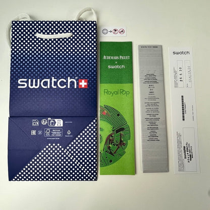 【未使用品】【レディース】 SWATCH × AUDEMARS PIGUET/ROYAL POP OTTO ROSSO スウォッチ オーデマピゲ ロイヤルポップ SSX03R100N ピンク ポケットウォッチ 懐中時計 付属有 195-260722-SS-03-ich 万代Net店