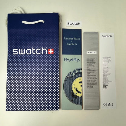 【未使用品】【レディース】 SWATCH × AUDEMARS PIGUET/ROYAL POP OTTO ROSSO スウォッチ オーデマピゲ ロイヤルポップ SSX03R100N ピンク ポケットウォッチ 懐中時計 付属有 195-260722-SS-03-ich 万代Net店