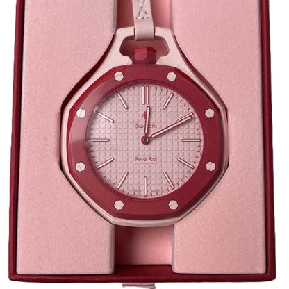 【未使用品】【メンズ】 SWATCH × AUDEMARS PIGUET/ROYAL POP OTTO ROSSOオーデマピゲ ロイヤルポップ SSX03R100N ピンク 195-260722-SS-02-ich 万代Net店