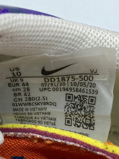 【現状渡し品】【メンズ】 NIKE ナイキ × SACAI サカイ 別注 コラボ VAPORWAFFLE/SACAI DD1875-500 ベイパーワッフル スニーカー 靴 160-260718-kk-02-hon カラー：DARK IRIS/CAMPFIRE ORANGE 万代Net店