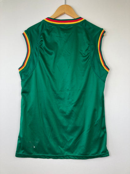 【中古品】【メンズ】 PUMA プーマ Cameroon 2002 Home Sleeveless Shirt 760054 カメルーン代表 2002 ホーム ノースリーブ シャツ トップス 178-260807-SH-01-hon サイズ：L カラー：グリーン 万代Net店