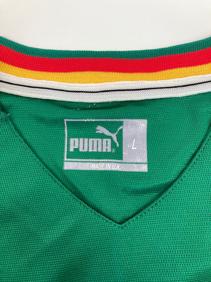 【中古品】【メンズ】 PUMA プーマ Cameroon 2002 Home Sleeveless Shirt 760054 カメルーン代表 2002 ホーム ノースリーブ シャツ トップス 178-260807-SH-01-hon サイズ：L カラー：グリーン 万代Net店