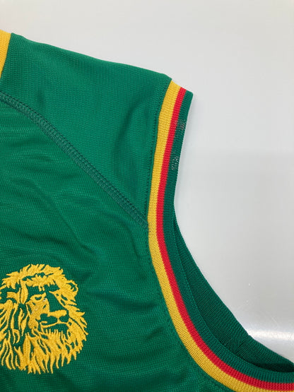 【中古品】【メンズ】 PUMA プーマ Cameroon 2002 Home Sleeveless Shirt 760054 カメルーン代表 2002 ホーム ノースリーブ シャツ トップス 178-260807-SH-01-hon サイズ：L カラー：グリーン 万代Net店