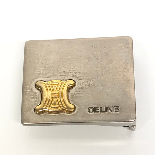 【中古品】【メンズ】 CELINE セリーヌ HORSE CARRIAGE MOTIF BELT BUCKLE 馬車金具モチーフ ベルトバックル アクセサリー 服飾雑貨 178-260808-kk-01-hon カラー：シルバー 万代Net店