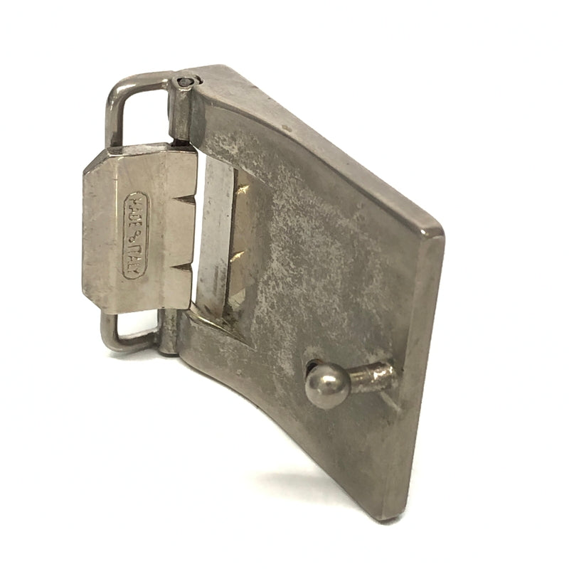 【中古品】【メンズ】 CELINE セリーヌ HORSE CARRIAGE MOTIF BELT BUCKLE 馬車金具モチーフ ベルトバックル アクセサリー 服飾雑貨 178-260808-kk-01-hon カラー：シルバー 万代Net店